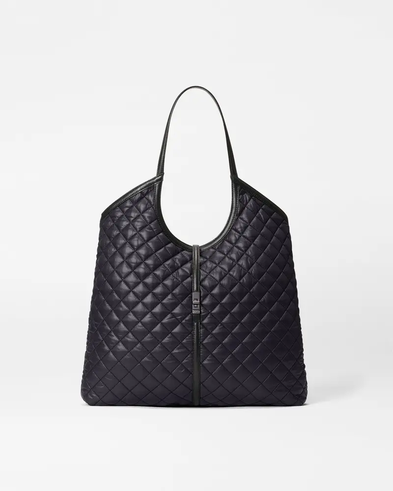 Black Astor Oversized Tote Bag 1