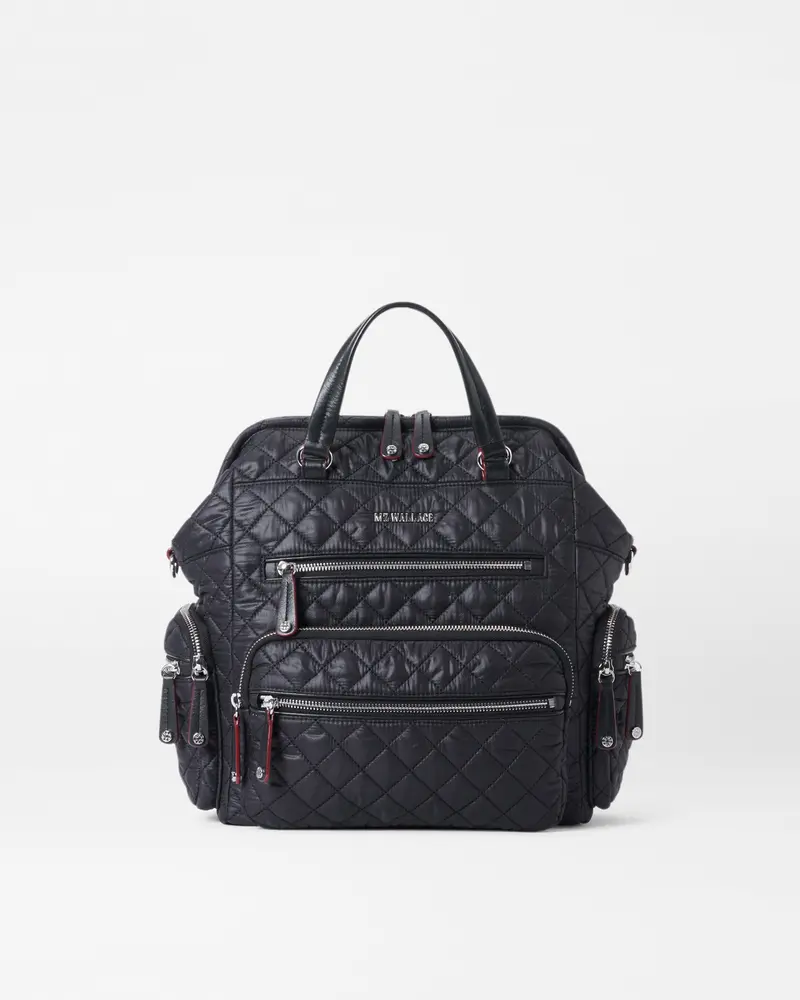 Black Crosby Frame Backpack For Travel 1