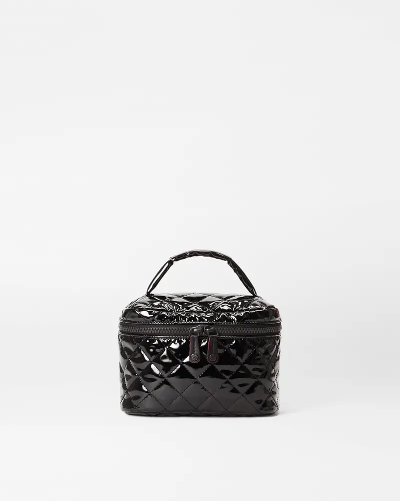 Black Lacquer Mini Vanity Case For Cosmetics 1