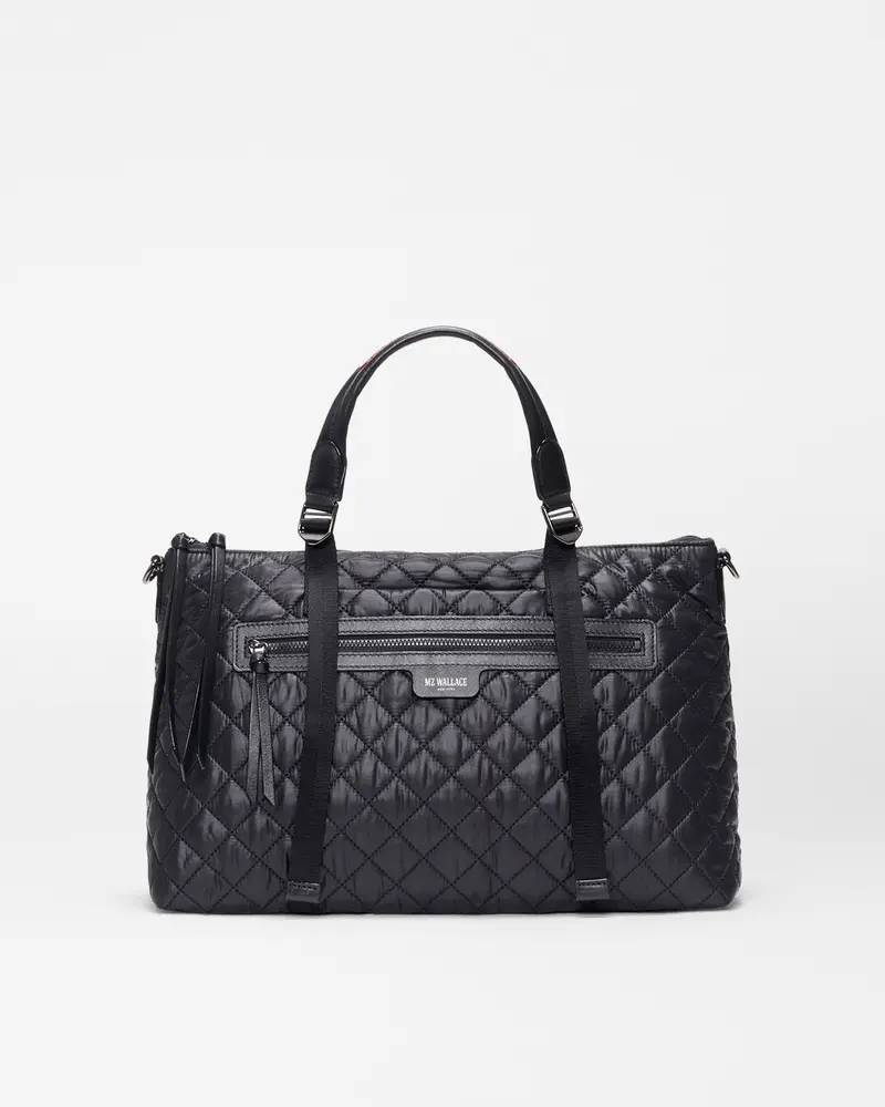 Black Medium Park Satchel Handbag 1