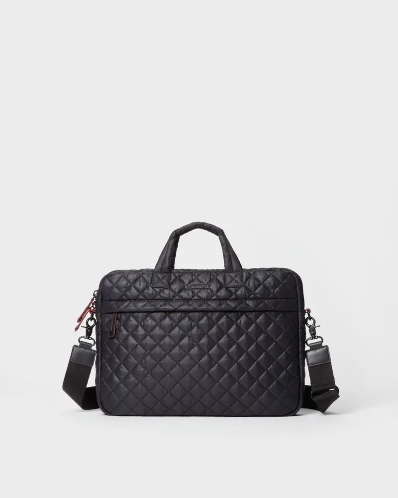 Black Metro 13-Inch Commuter Crossbody Laptop Bag 1