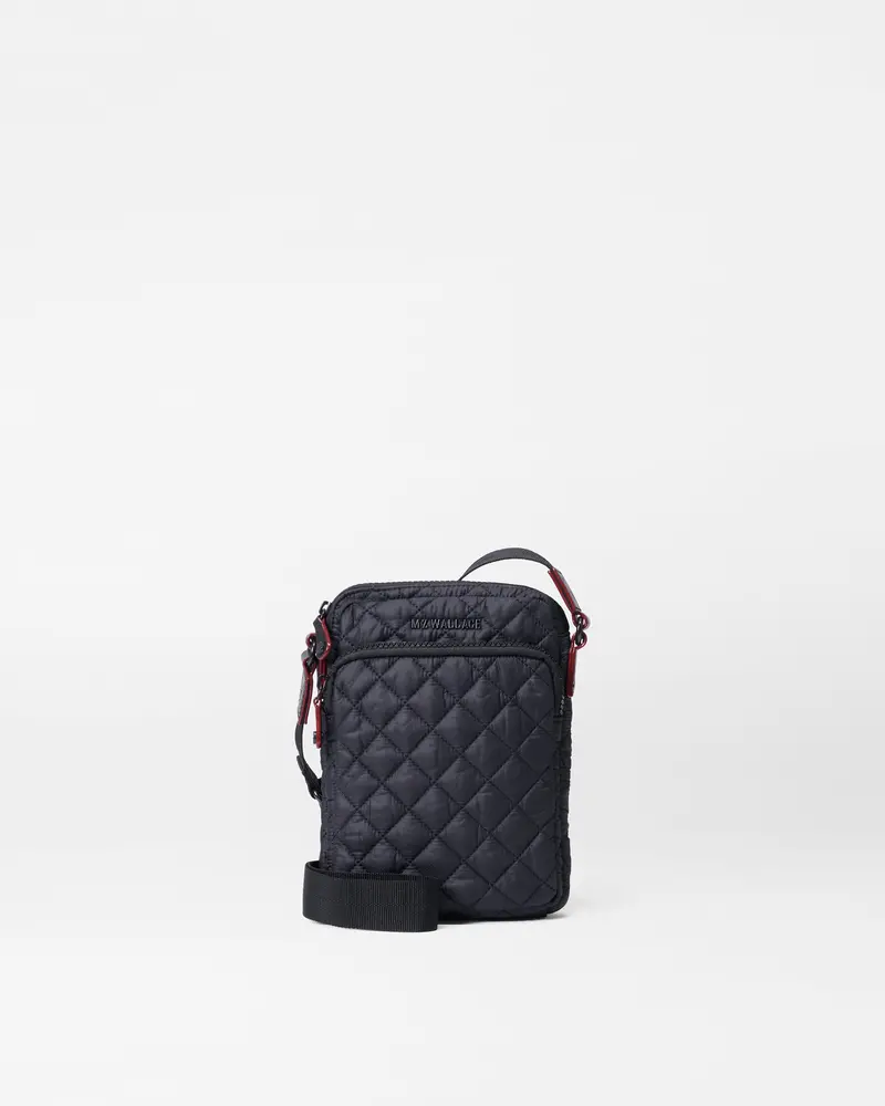 Black Metro Compact Crossbody Bag 1