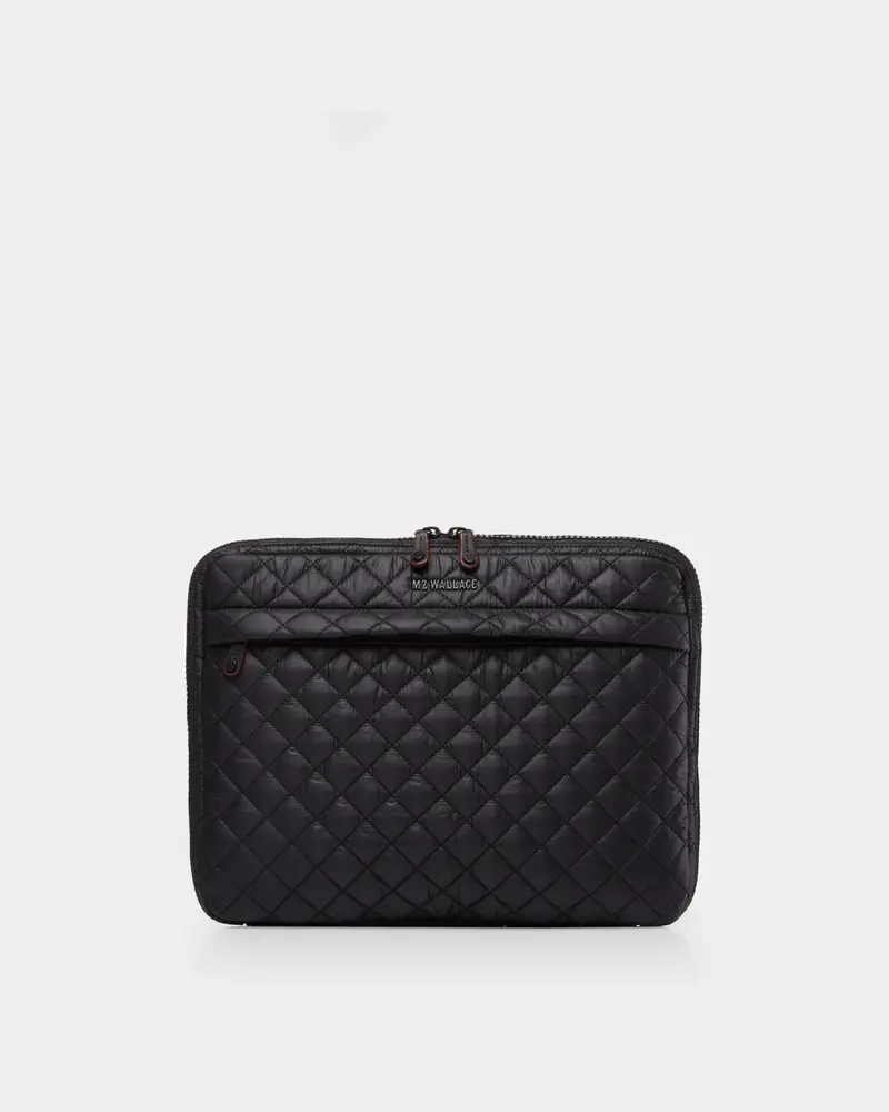 Black Metro Organizer Laptop Case With Compartments 1