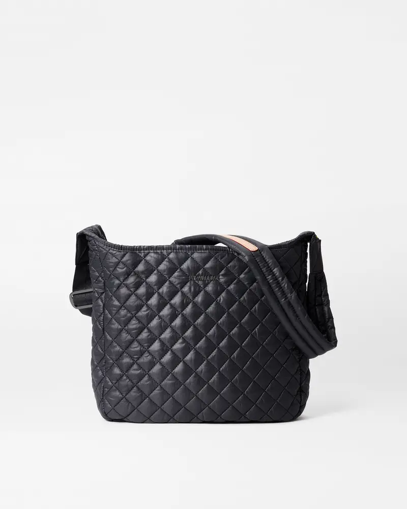 Black Parker Deluxe Crossbody – Premium Leather Style 1