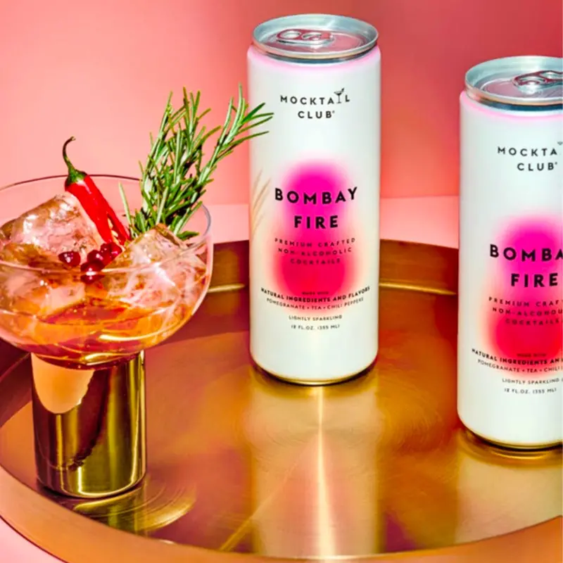 Bombay Fire Non-Alcoholic Mocktail – Spiced Zero-Proof Cocktail From Mocktail Club 1