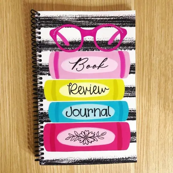 Book Review Notebook Journal – Thoughtfully Designed Writing Companion By Emily Cromwell Designs 1