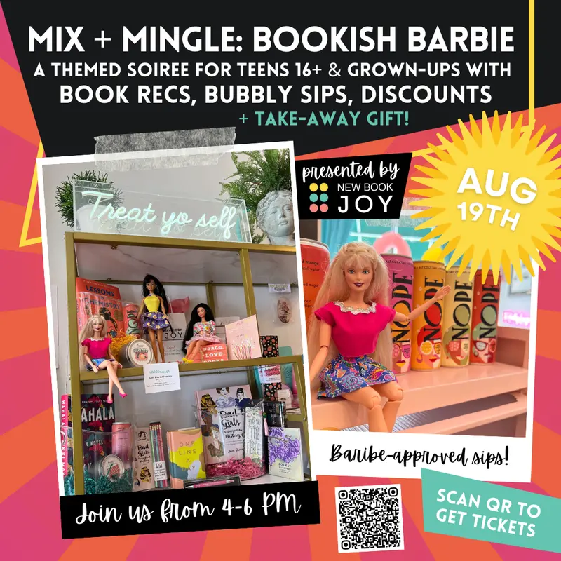 Bookish Barbie Soiree – Teen & Adult Mixer With Literary Recommendations And Gifts 1