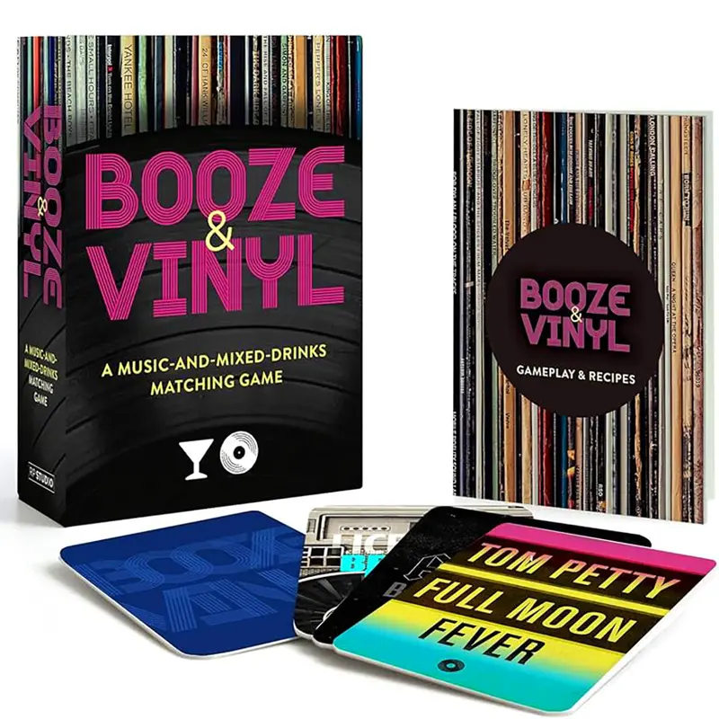 Booze & Vinyl: A Music-And-Cocktail Pairing Game By Running Press 1