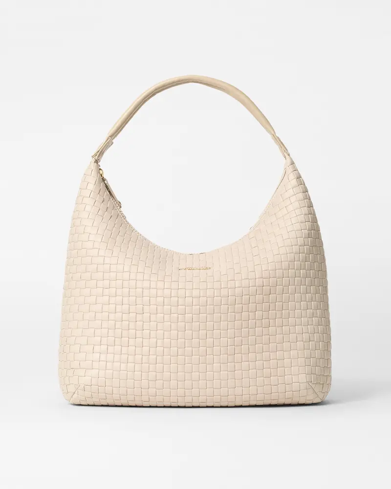 Buff Large Woven Shoulder Bag 1