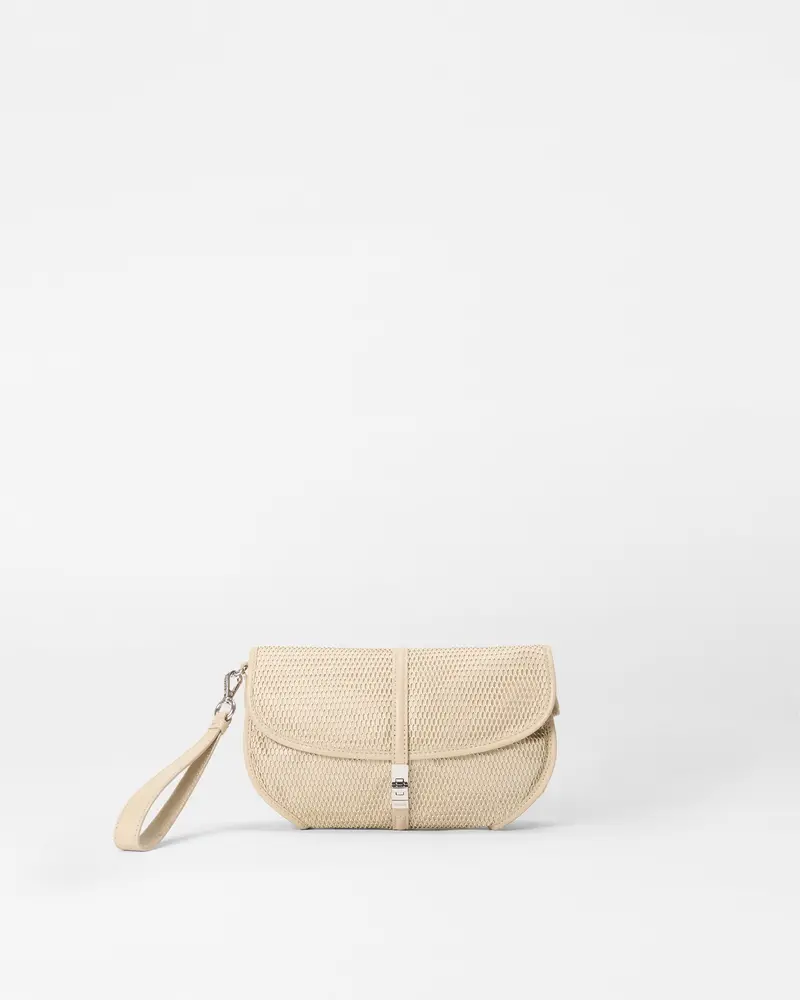 Buff Mesh Astor Convertible Clutch – Small 1