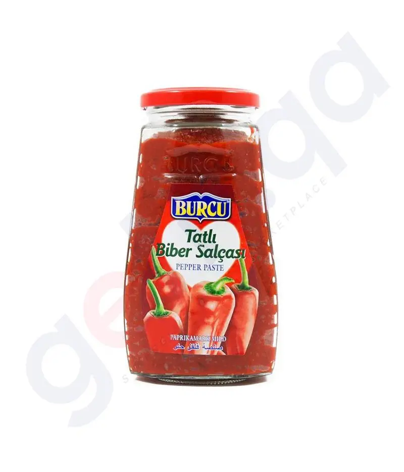 Burcu Spicy Roasted Red Pepper Paste – Hot Variety 1