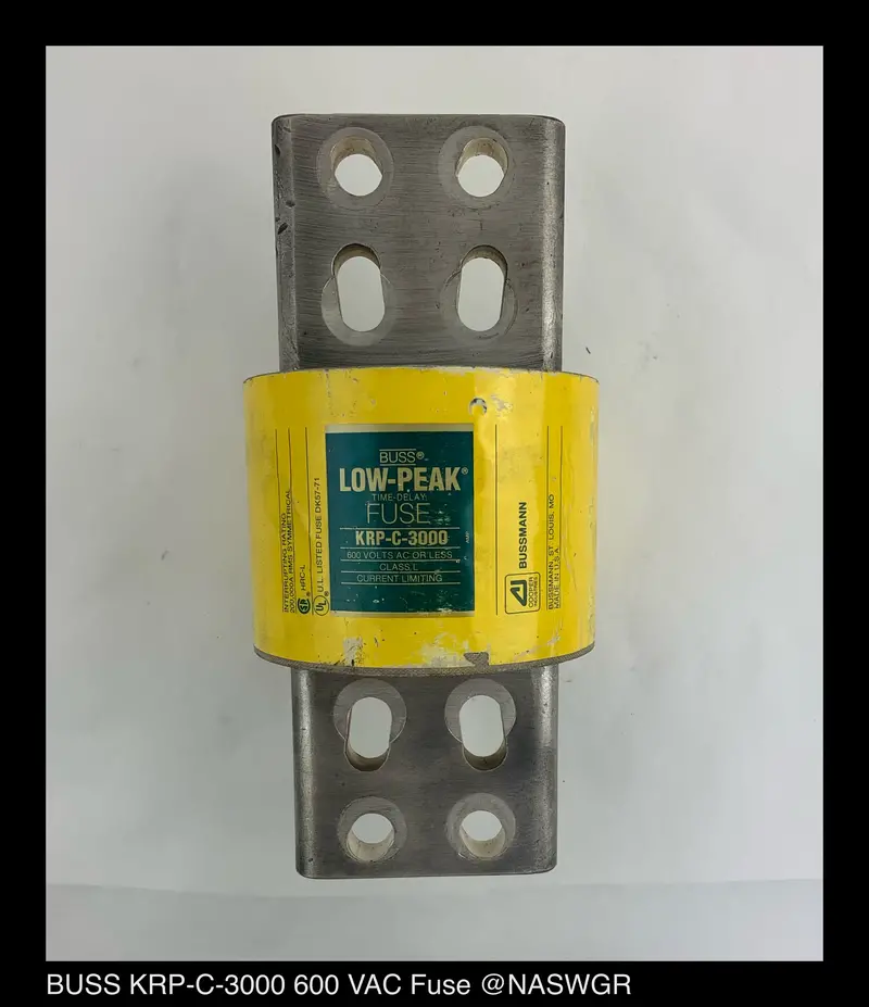 Buss Krp-C-3000 Time-Delay Fuse (600V Ac/Dc) 1