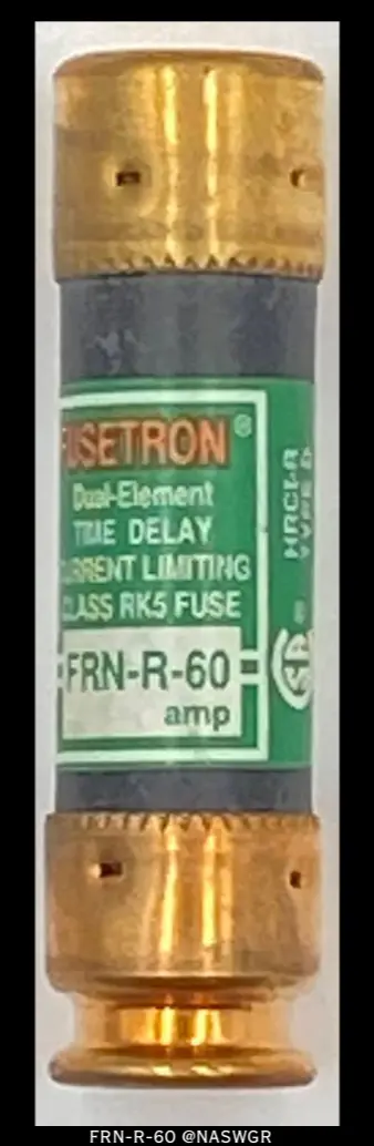 Bussmann Frn-R-60 Unused 60A 250V Fusetron Fuse 1