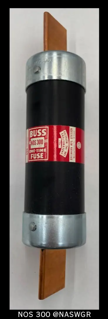 Bussmann Nos 300A One-Time Fuse – 600V Industrial Grade 1