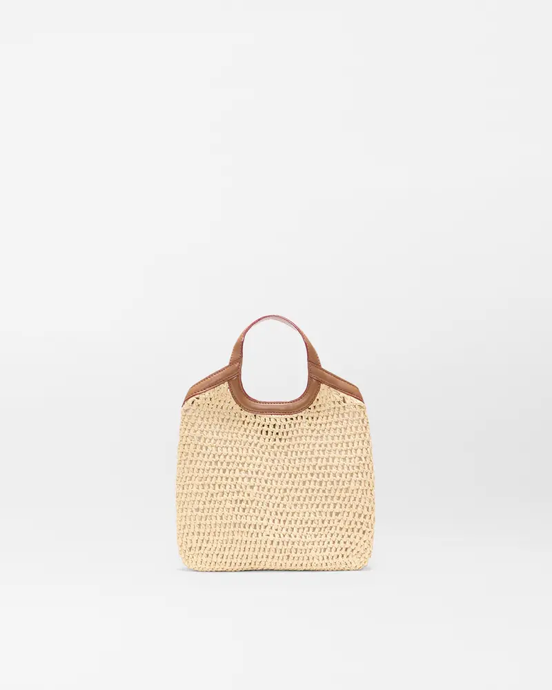 Camel Mini Crochet Georgica Tote 1