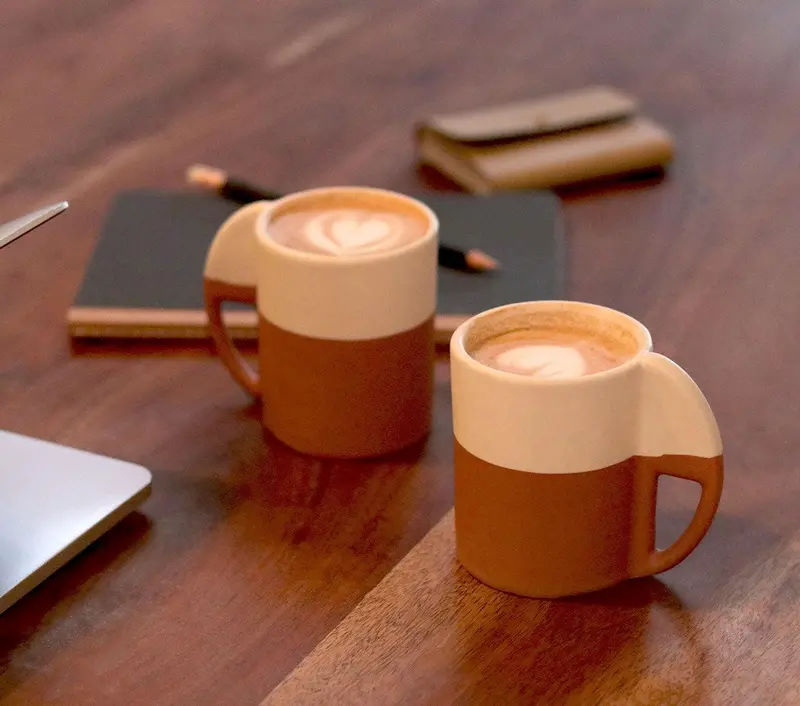 Cayden Modern Ceramic Cup Duo 1