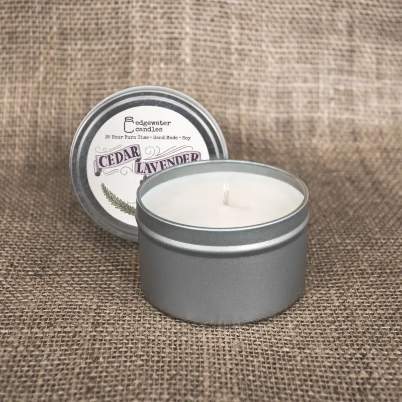 Cedarwood & Lavender Soy Candle – Calming Natural Scented Candle By Edgewater Candles 1