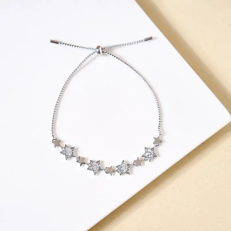 Celestial Star Constellation Bracelet In Sterling Silver 1