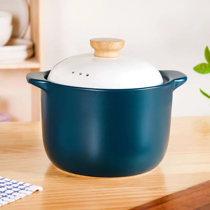 Cera White-Lid Ceramic Soup Pot – 6L Extra-Large Stock & Stew Vessel 1