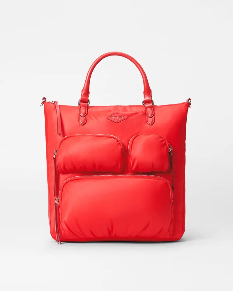Chelsea Convertible Backpack – Bright Cherry 1