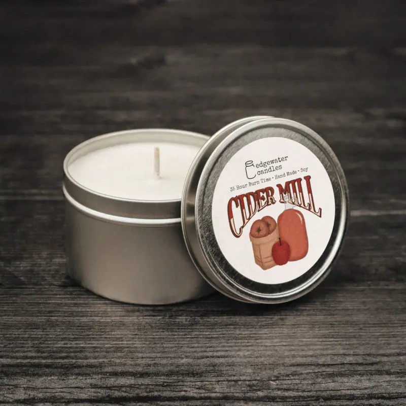 Cider Mill Scented Candle — Seasonal Collection By Edgewater Candles 1