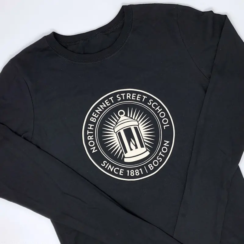 Classic Black Long-Sleeve Cotton T-Shirt