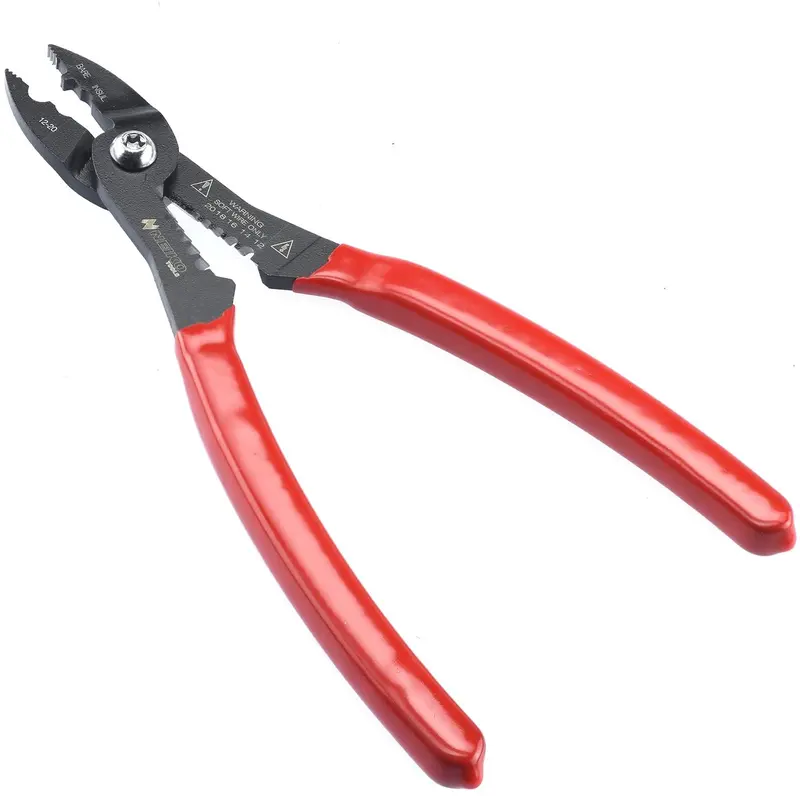 Compact 4-In-1 Wire Stripper Tool — Crimper, Cutter, Gripper For 12–20 Awg 1