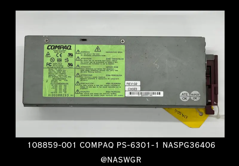 Compaq Ps-6301-1 10-Slot Relay I/O Module 1