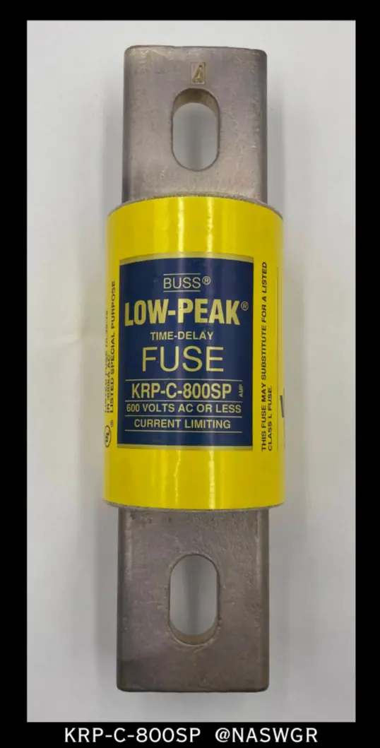 Cooper Bussmann Krp-C-800Sp Time-Delay Fuse – 800A Industrial Grade, New/Unused 1