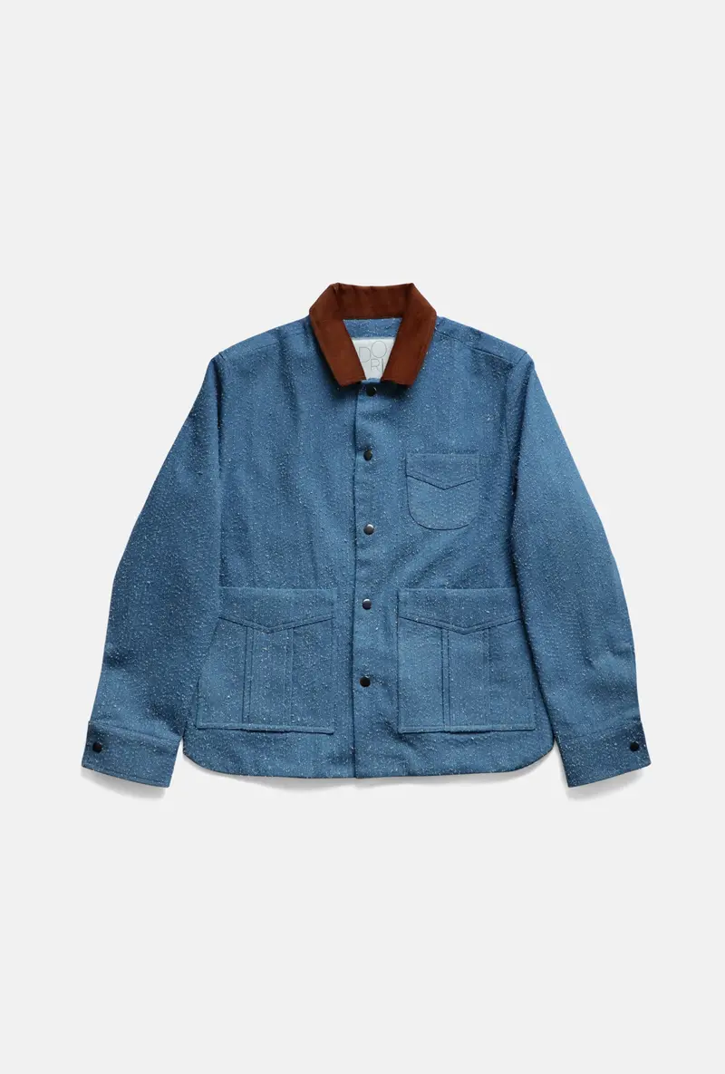 Cove Slub Denim Jacket – Textured Casual Wear 1