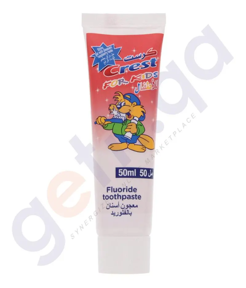 Crest Kids Fluoride Toothpaste – 50Ml Tube For Gentle Cavity Protection 1