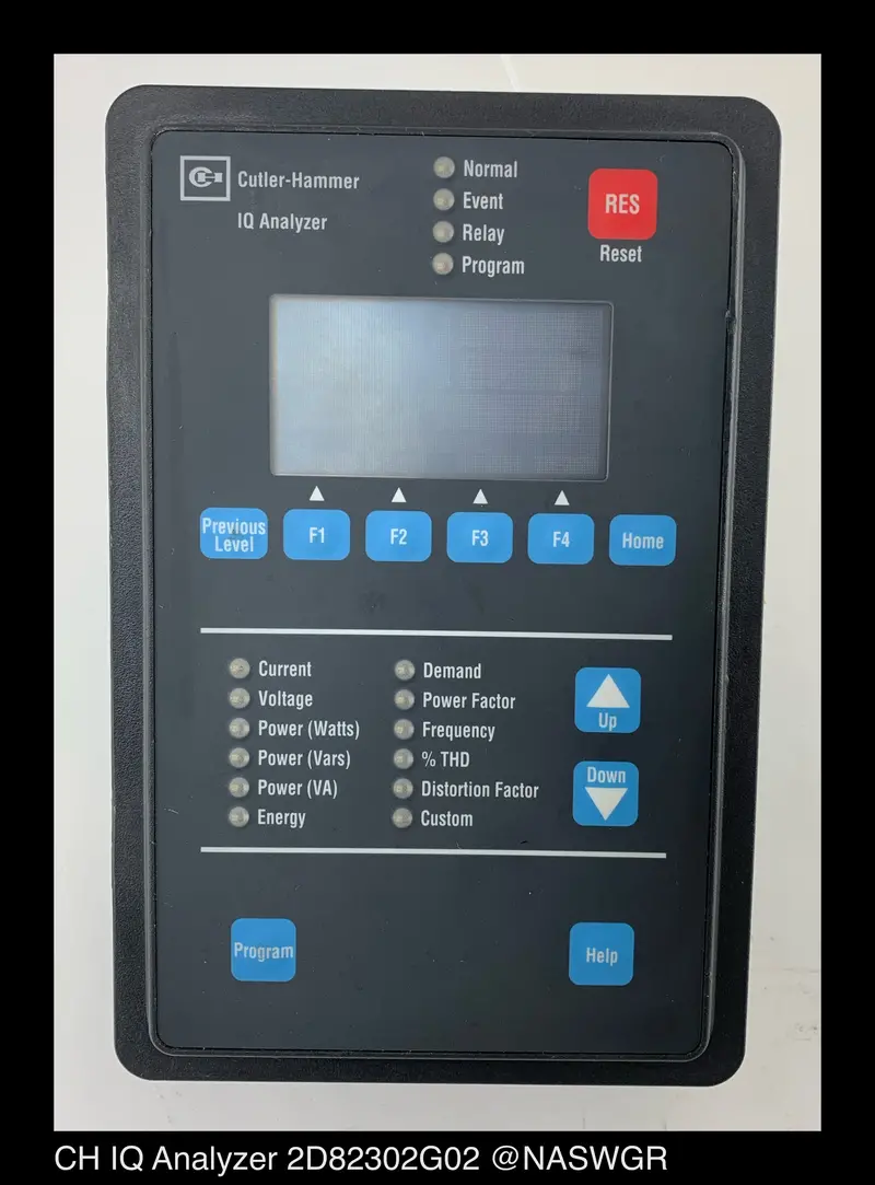 Cutler-Hammer 2D82302G02 Iq Analyzer – 6000 Series Power Monitor 1