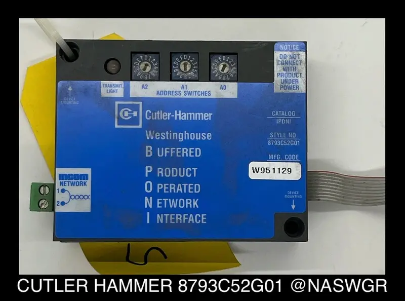 Cutler Hammer 8793C52G01 Buffered Network Interface Device 1