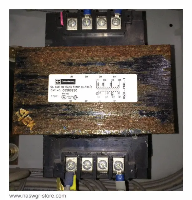 Cutler Hammer C0500E3C 500 Va Control Transformer 1