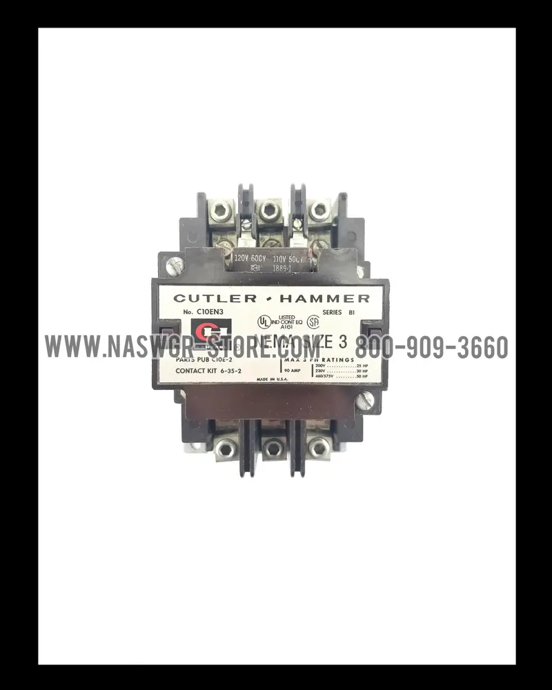 Cutler Hammer C10En3 Nema Size 3 Contactor 1