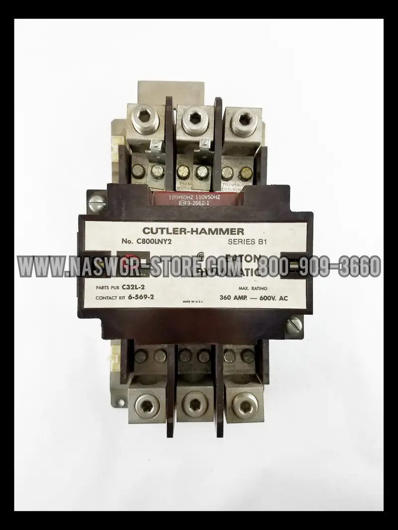 Cutler Hammer C800Lny2 Nema Size 5 Heavy-Duty Contactor 1