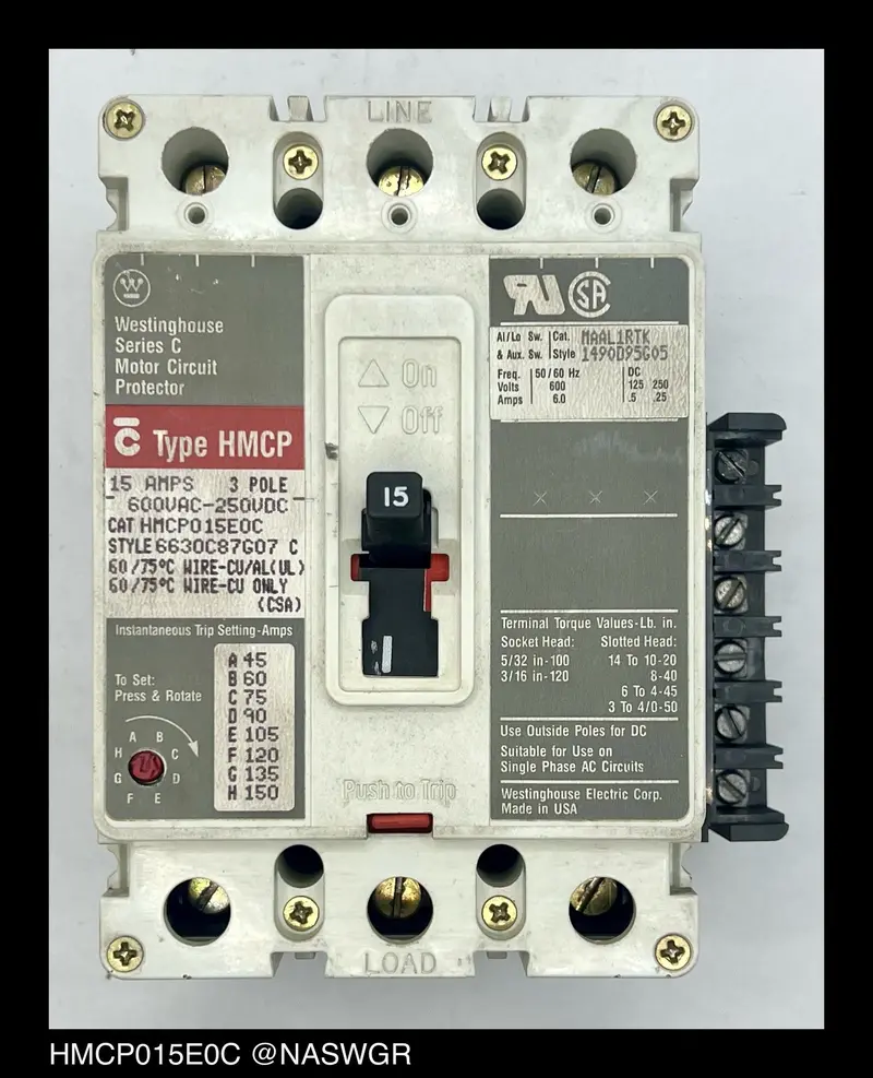 Cutler Hammer Hmcp030H1A02 30A Motor Circuit Protector 1