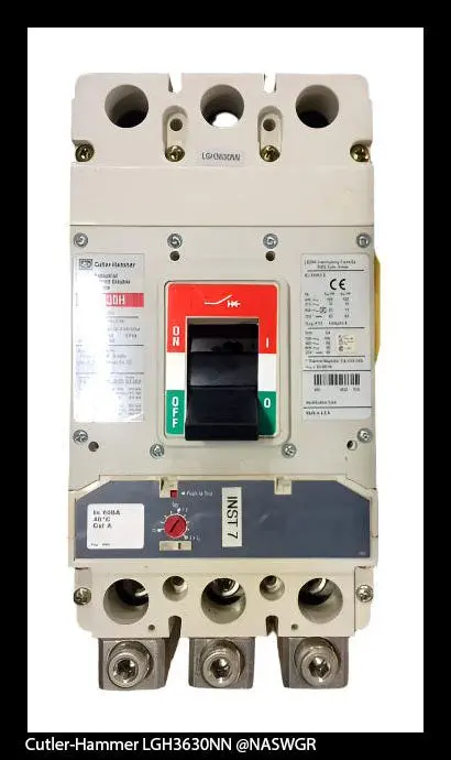 Cutler-Hammer Lgh3630Nn 600-Amp Molded Case Circuit Breaker – Legacy Stock 1
