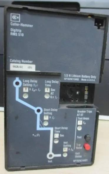 Cutler-Hammer S52Lsi(D) Digitrip Rms 510 Solid-State Circuit Protector 1