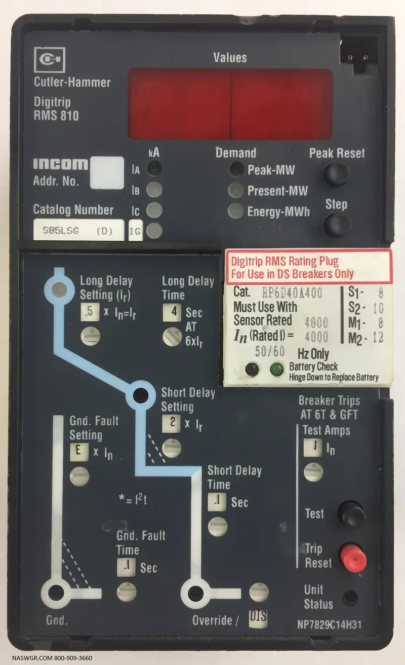 Cutler-Hammer S85Lsg(D) Solid-State Protective Device – Lsg Series 1