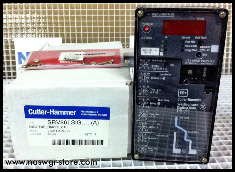 Cutler Hammer Srv86Lsig Digitrip Rms/R 810 Solid-State Trip Unit 1
