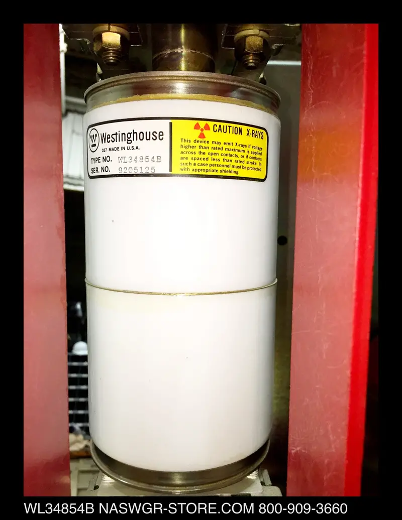 Cutler-Hammer/Westinghouse Wl34854B Vacuum Bottles — 1200A, Vcp-W Compatible 1