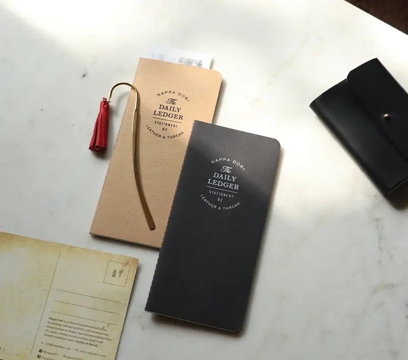 Daily Ledger – Twin-Book Set For Tracking & Notes 1