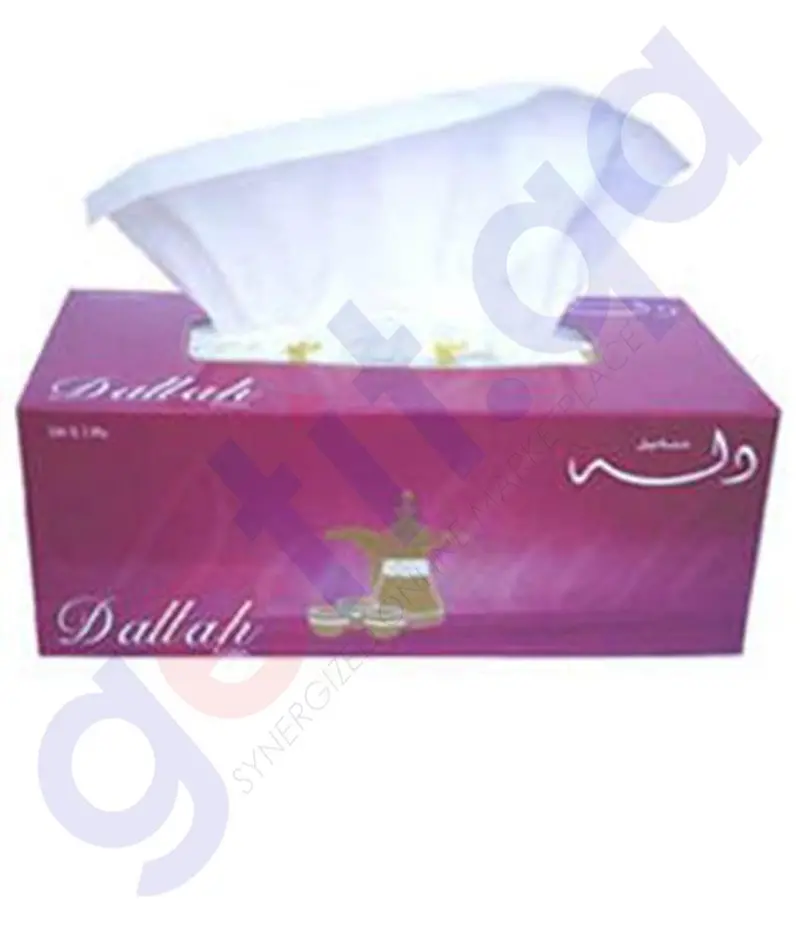 Dallah 2-Ply Facial Tissue – 200 Sheets Per Pack 1
