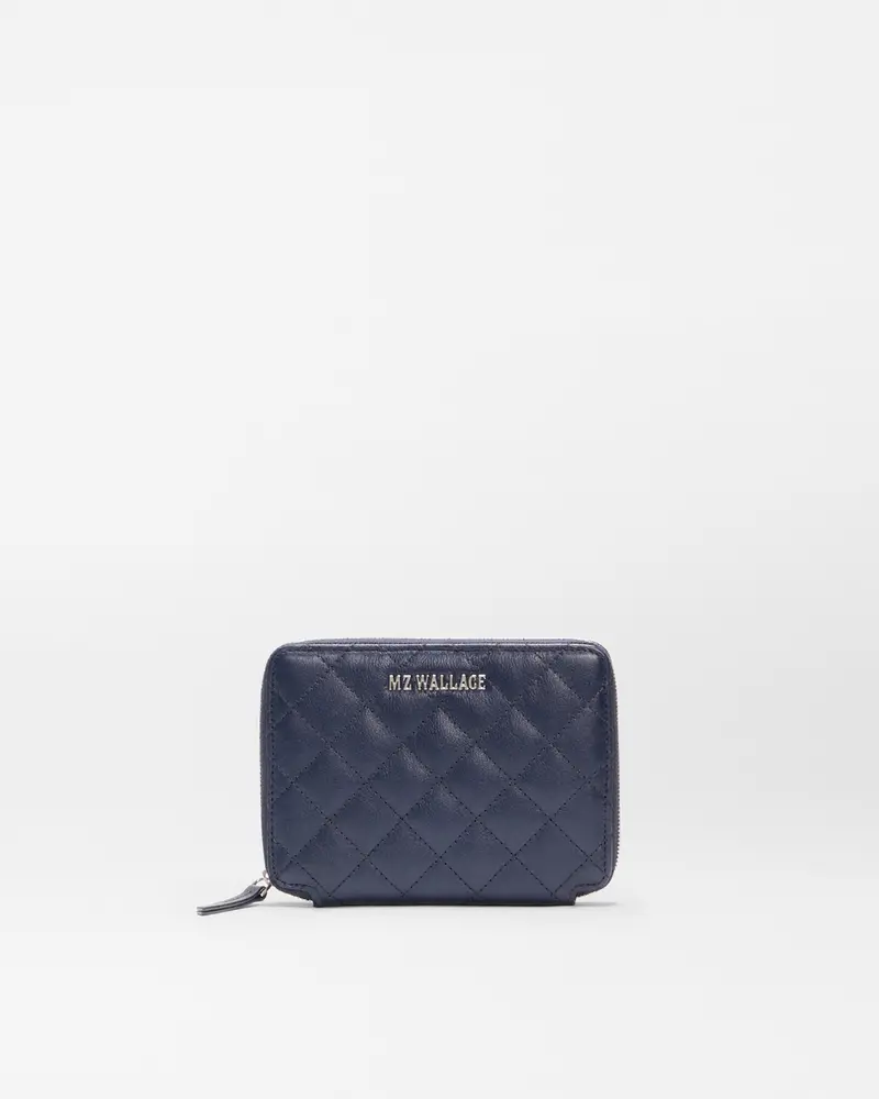 Dark Navy Passport Organizer With Rfid-Safe Slots 1