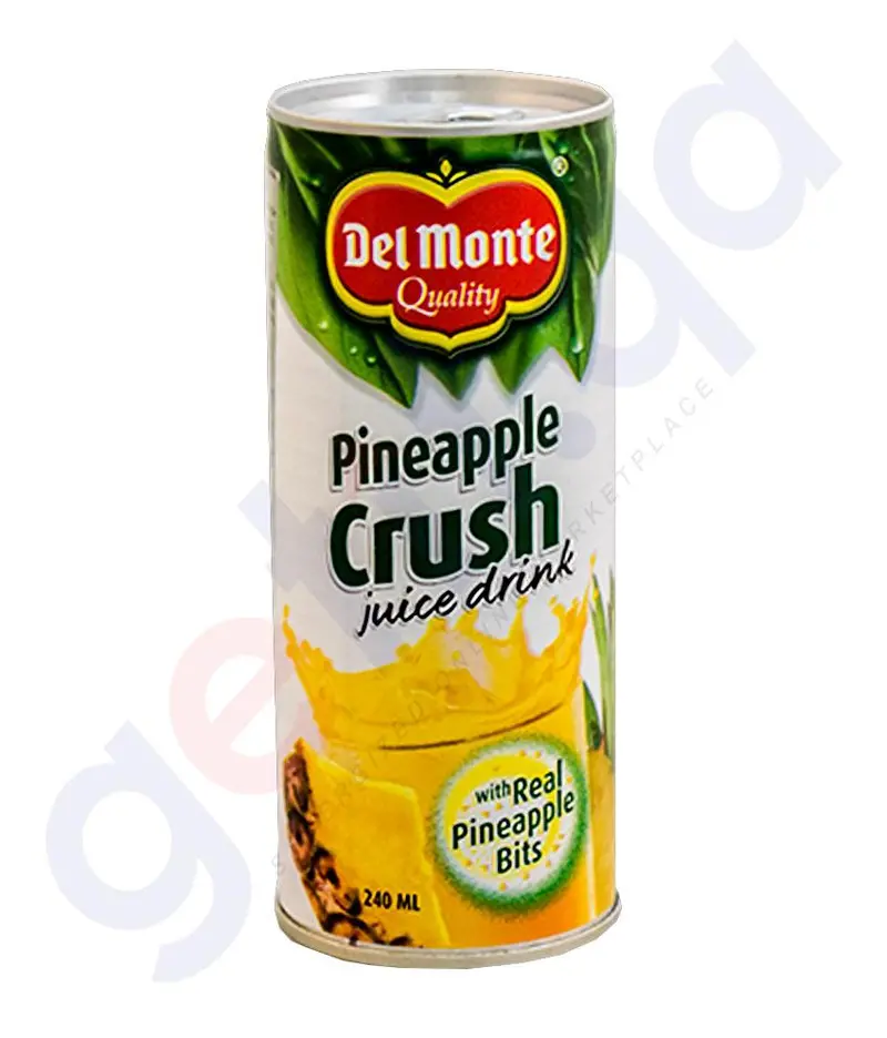 Del Monte Pineapple Crush Juice Drink – 240Ml Refreshing Beverage 1
