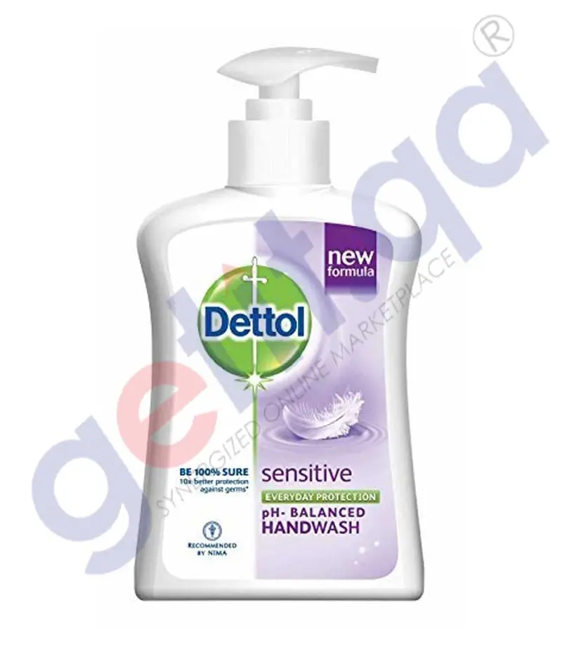 Dettol Sensitive Hand Wash Liquid – 200Ml Bottle 1
