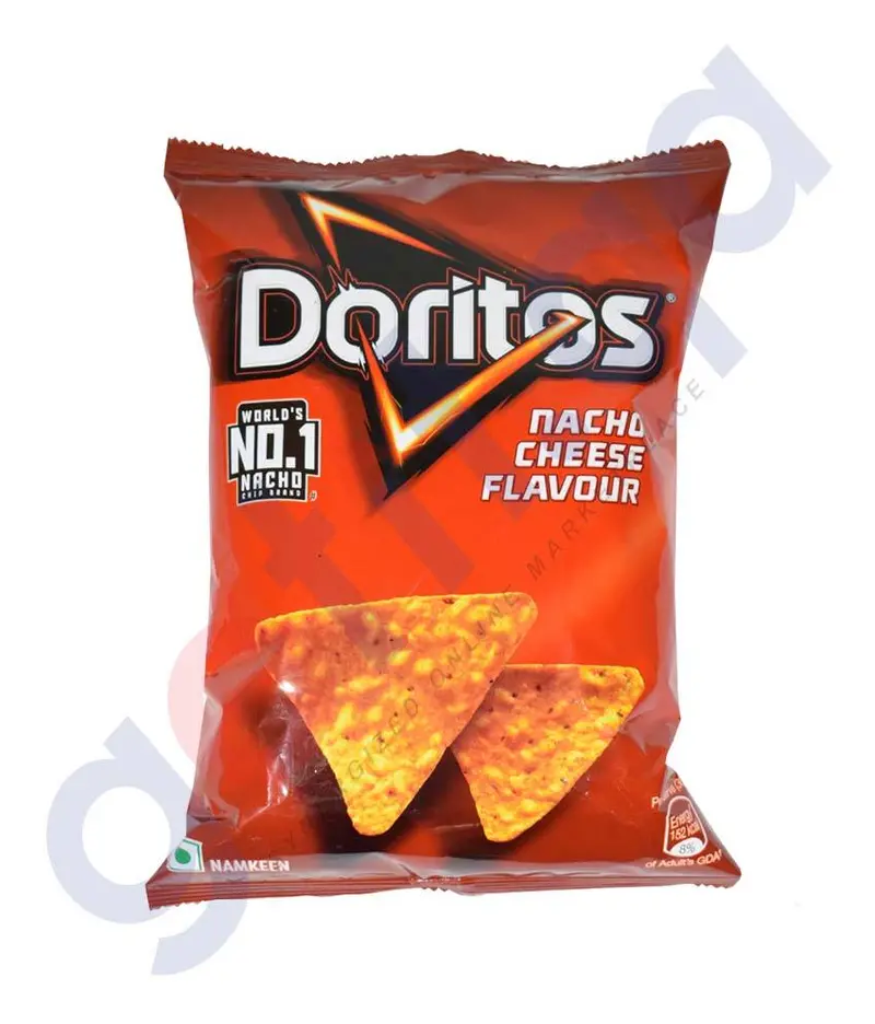 Doritos Nacho Cheese Flavored Tortilla Chips – 75 G Crunchy Snack 1