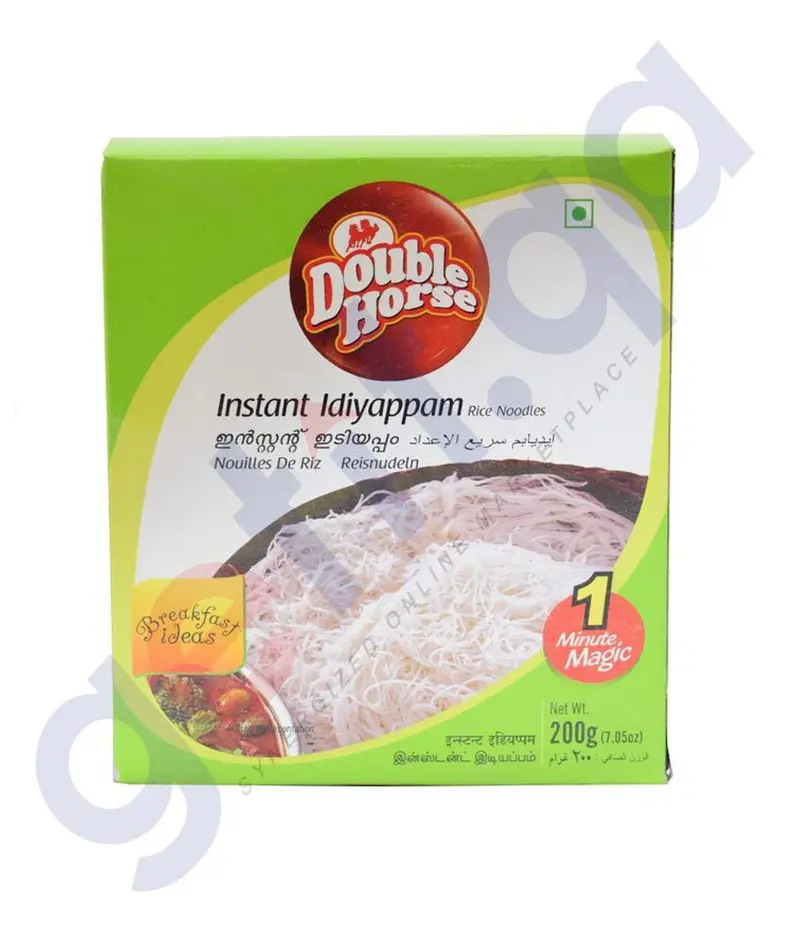 Double Horse Instant Idiyappam Mix – Quick Rice Noodle Preparation 1