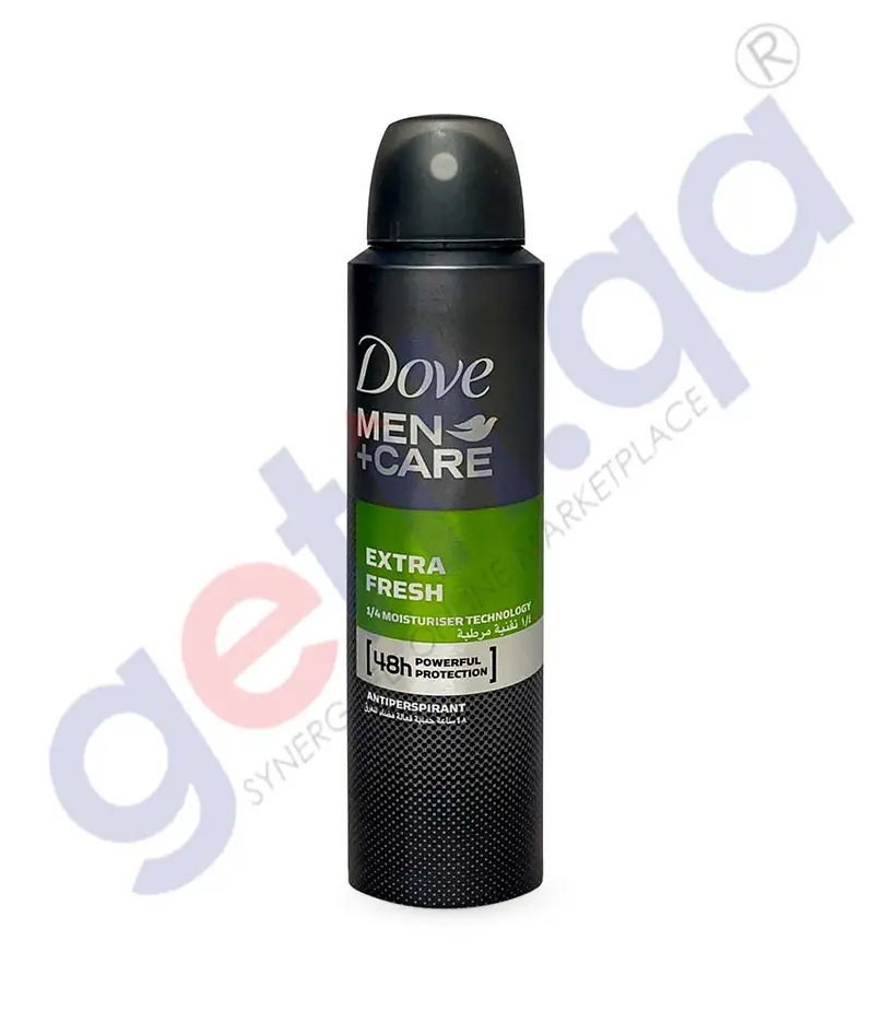 Dove Extra Fresh Deodorant Aerosol For Men – 150Ml Long-Lasting Protection 1